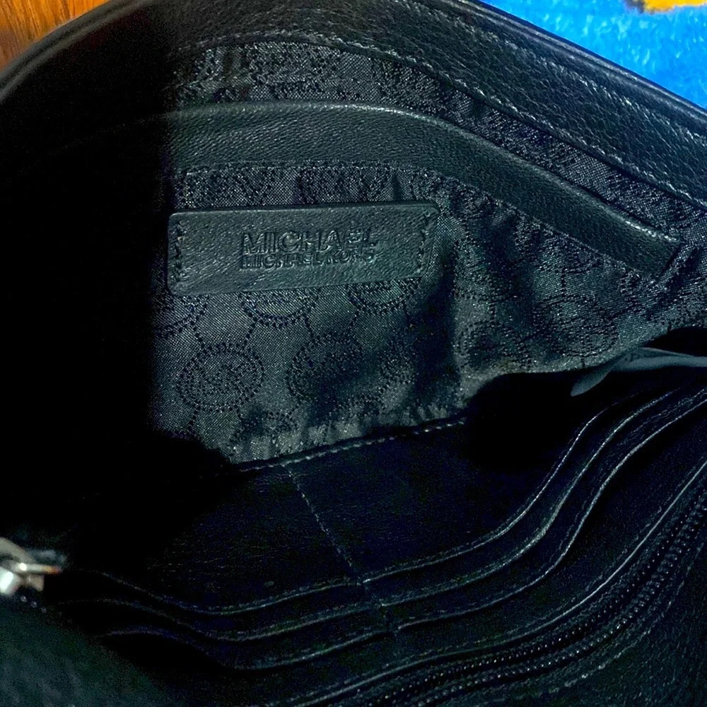 Michael Kors Haircalf Leather Robin Convertible Clutch/Shoulder Bag/Handbag - Picture 9 of 10